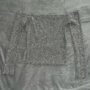 American Threads tight off the shoulder sweater